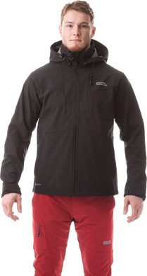 NORDBLANC NBWSM5854 FLING crystal black - men's softshell jacket action