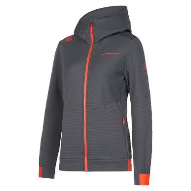 LA SPORTIVA Mood Hoody W, Carbon/Cherry Tomato