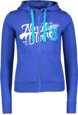 NORDBLANC NBFLS5961 JULLIFY blue cheetah - women's sweatshirt