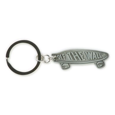 VANS METAL SKATEBOARD KEYCHAIN antique silver