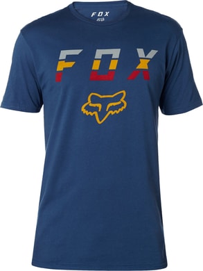 FOX Smoke blower ss premium tee Light Indigo