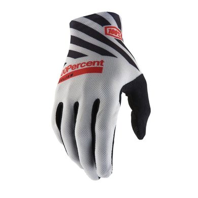 100% CELIUM Gloves, Black/Grey