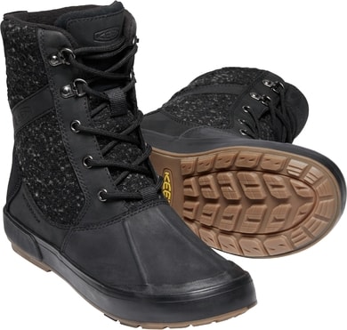 KEEN ELSA II WOOL WP W, BLACK/RAVEN