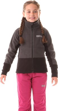 NORDBLANC NBWFK5916L MUSS graphite - children's fleece sweatshirt