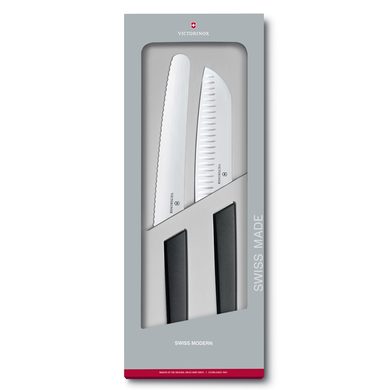 VICTORINOX 6.9093.22G Sada nožů, Swiss Modern, černý