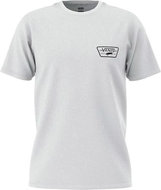 VANS FULL PATCH BACK SS TEE WHITE-BLACK