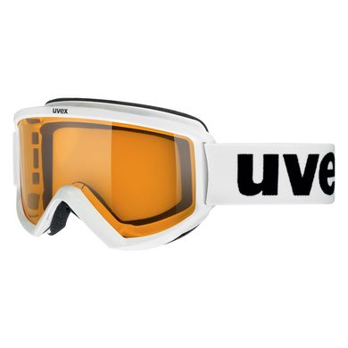 UVEX FIRE RACE white/lasergold lite - white ski goggles