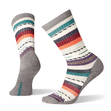 SMARTWOOL W HIKE LIGHT MARGARITA CREW, medium gray