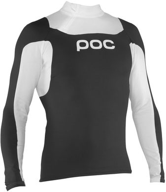 POC Layer Cut Suit Top uranium black/hydrogen white S