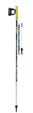 LEKI Micro Trail TA, darkbluemetallic-neonyellow-white