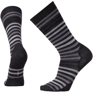 SMARTWOOL M SPRUCE STREET CREW, charcoal heather