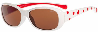 RELAX R3068C Elis - Dětské sluneční brýle bílé