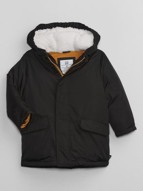 GAP 726276-00 Dětská zimní bunda parka Černá