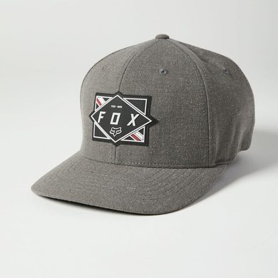 FOX Burnt Flexfit Hat, Petrol