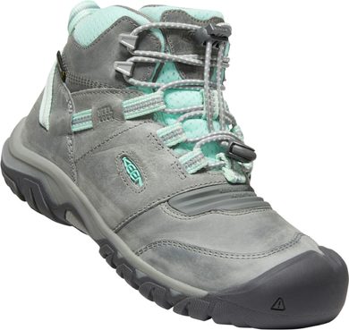 KEEN RIDGE FLEX MID WP YOUTH grey/blue tint