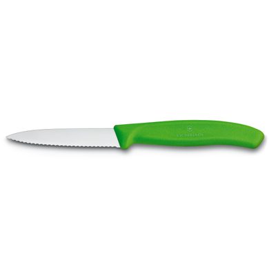 VICTORINOX 6.7636.L114 Nůž kuchyňský zelený 8cm vlnka