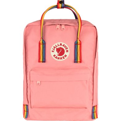 FJÄLLRÄVEN Kånken Rainbow 16 Pink-Rainbow Pattern