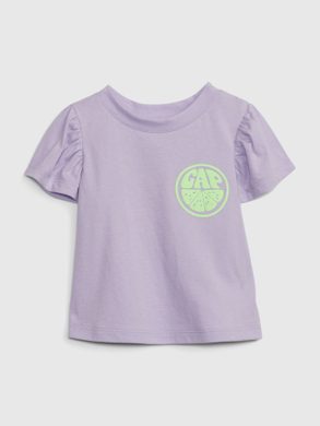 GAP 673778-03 Dětské tričko s logem Fialová