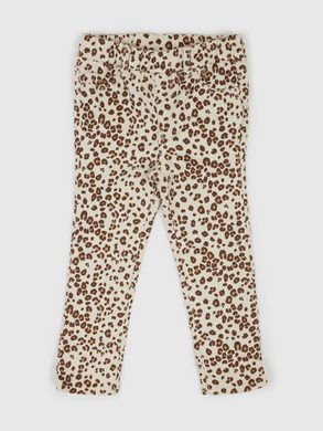 GAP 432806-00 Dětské legíny leopard Béžová