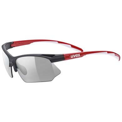 UVEX SPORTSTYLE 802 VARIO, BLACK RED WHITE/SMOKE