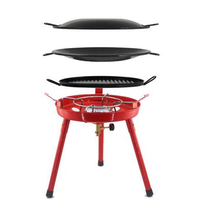 YATE Multi-purpose cooker and grill, 3 legs, 40 cm hotplate, GR-823