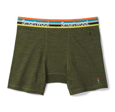 SMARTWOOL M MERINO SPORT 150 BOXER BRIEF BOXED, moss green heather