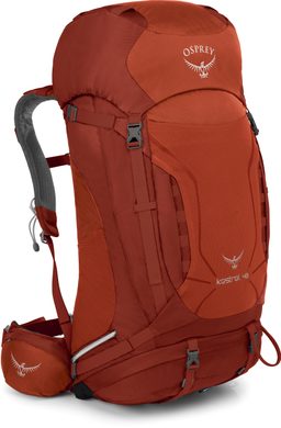 OSPREY Kestrel 48, Dragon Red - turistický batoh