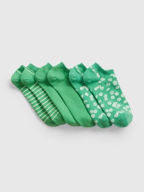 GAP 811588-05 Nízké ponožky, 3 páry Zelená