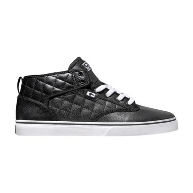 GLOBE MOTLEY MID BLACK/WHITE QUILTED - pánské skate boty