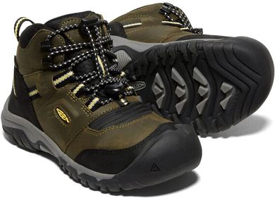 KEEN RIDGE FLEX MID WP CHILDREN, dark olive/dusky citron