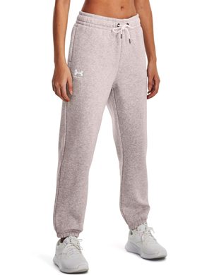 UNDER ARMOUR Essential Fleece Joggers, Gray/white