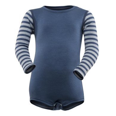 DEVOLD Breeze Baby Body Night stripes