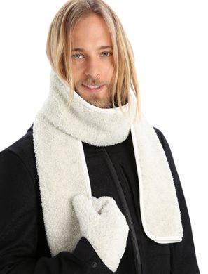 ICEBREAKER U ICL RealFleece Sherpa Scarf ECRU HTHR