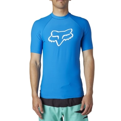 FOX Legacy Ss Rashguard Blue