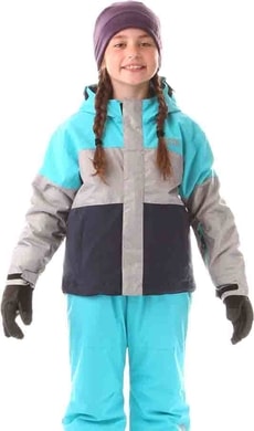 NORDBLANC NBWJK5905L WANT bazénově modrá - Dětská lyžařská bunda