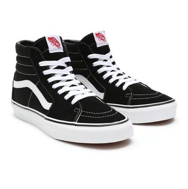 VANS SK8-HI, BLACK/BLACK/WHITE