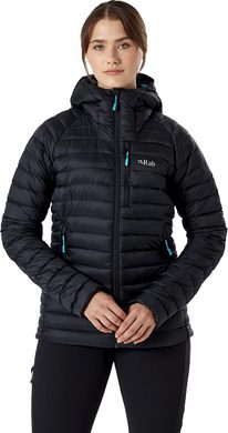 RAB Microlight Alpine Long Jacket Wmns, black