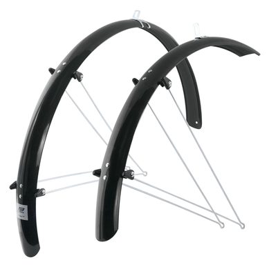 FORCE FORCE48 Aluflex trekking mudguards + struts, black