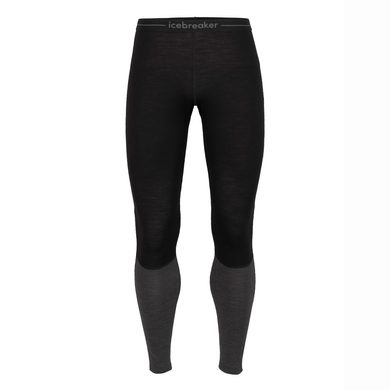 ICEBREAKER M ZoneKnit 200 Leggings BLACK/JET HTHR/CB