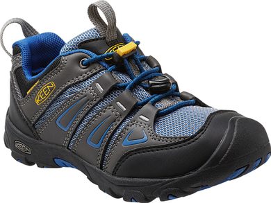 KEEN OAKRIDGE LOW WP JR, magnet/blue