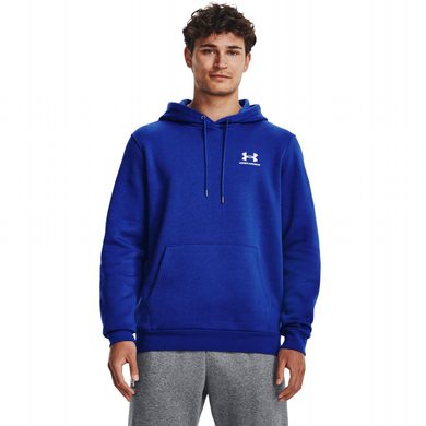 UNDER ARMOUR Essential Fleece Hoodie-BLU