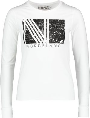 NORDBLANC NBFLT5957 TEMPTING bílá - dámské tričko s dlouhým rukávem