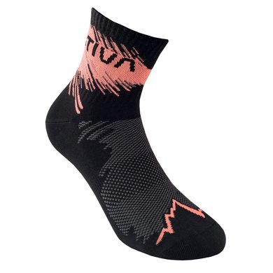 LA SPORTIVA Trail Running Socks Black/Flamingo