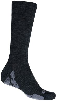 SENSOR HIKING MERINO black/grey