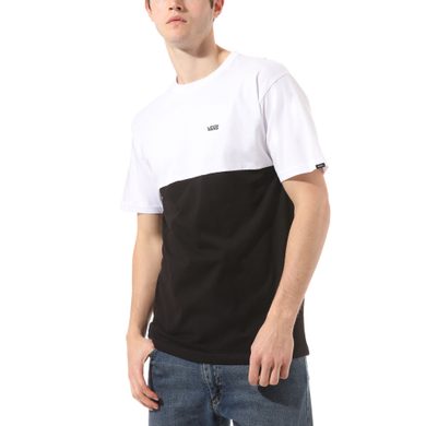 VANS COLORBLOCK TEE black-white