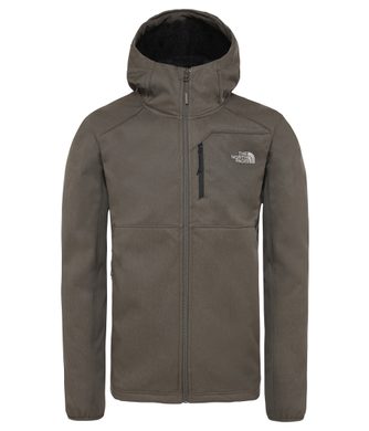 THE NORTH FACE M QUEST HD SFTSHL NEW TAUPE GRN DARK HEATHR