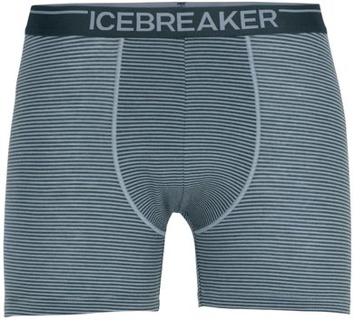 ICEBREAKER M ANATOMICA BOXERS - GRAVEL