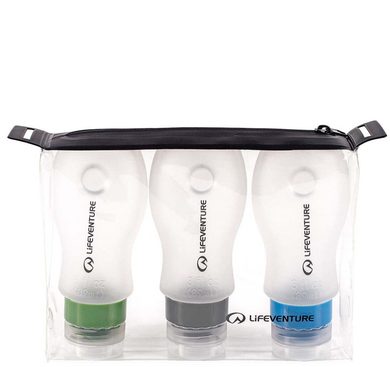 LIFEVENTURE Silicon Bottle Set; 3x 89ml