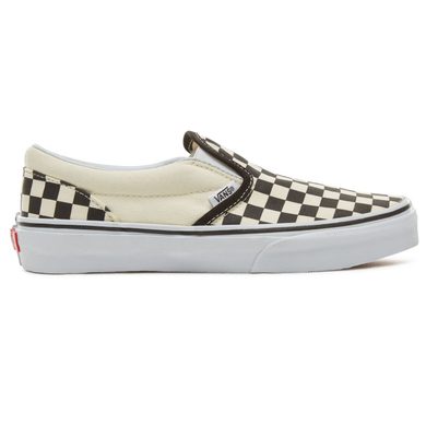 VANS KIDS CHECKERBOARD CLASSIC SLIP-ON SHOES (4-8 roků), (Checkerboard) Black/White