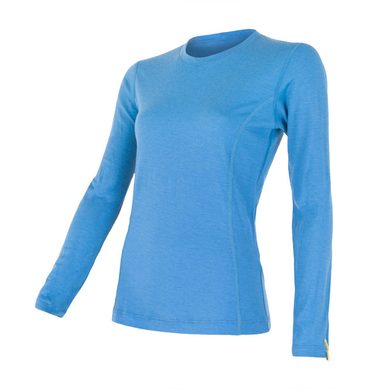 SENSOR MERINO ACTIVE women's long sleeve shirt blue